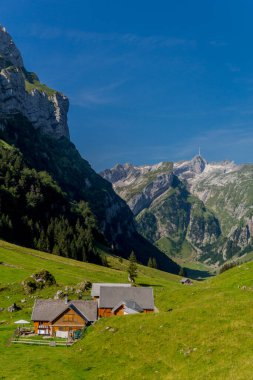 İsviçre 'deki Appenzell dağlarında güzel bir keşif turu. - Appenzell / Alpstein / İsviçre