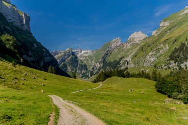 İsviçre 'deki Appenzell dağlarında güzel bir keşif turu. - Appenzell / Alpstein / İsviçre