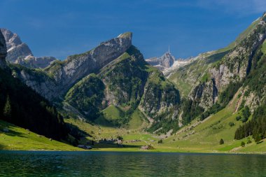İsviçre 'deki Appenzell dağlarında güzel bir keşif turu. - Appenzell / Alpstein / İsviçre