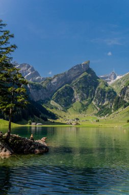 İsviçre 'deki Appenzell dağlarında güzel bir keşif turu. - Appenzell / Alpstein / İsviçre
