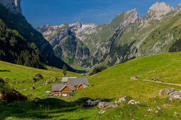 Mooie Ontdekkingstocht Door Het Appenzell Gebergte Zwitserland Appenzell Alpstein Zwitserland — Stockfoto