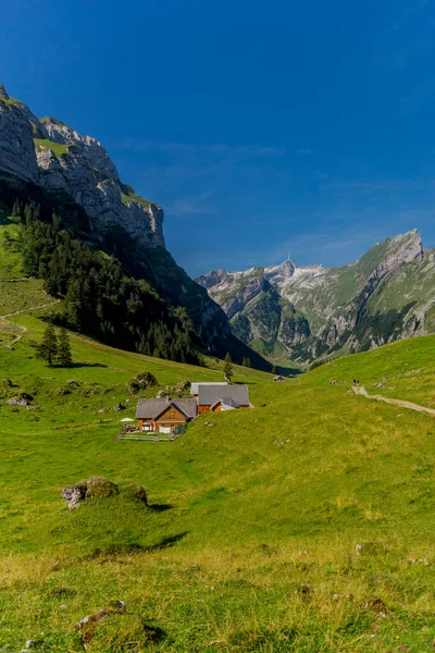 Sviçre Deki Appenzell Dağlarında Güzel Bir Keşif Turu Appenzell Alpstein — Stok fotoğraf