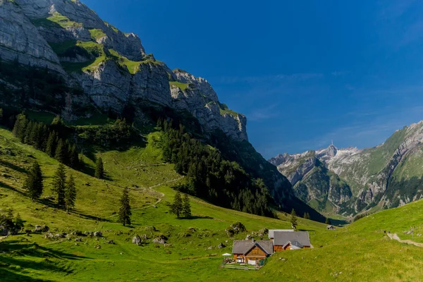 Sviçre Deki Appenzell Dağlarında Güzel Bir Keşif Turu Appenzell Alpstein — Stok fotoğraf