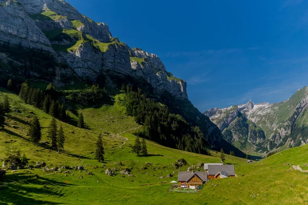 Sviçre Deki Appenzell Dağlarında Güzel Bir Keşif Turu Appenzell Alpstein — Stok fotoğraf