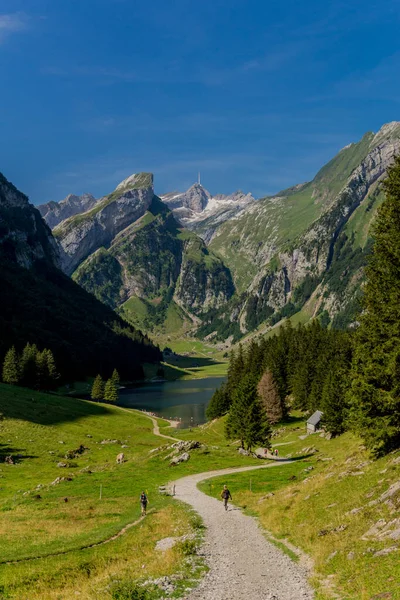 Belle Visite Exploration Travers Les Montagnes Appenzell Suisse Appenzell Alpstein — Photo