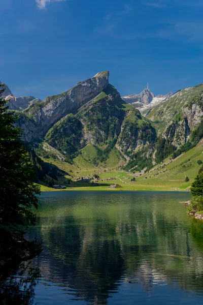 Bellissimo Tour Esplorazione Attraverso Montagne Appenzell Svizzera Appenzell Alpstein Svizzera — Foto Stock