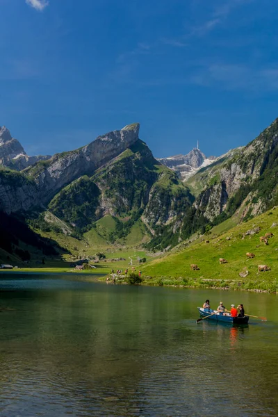 Beautiful Exploration Tour Appenzell Mountains Switzerland Appenzell Alpstein Switzerland — Stock Photo, Image