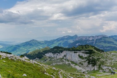 İsviçre 'deki Appenzell dağlarında güzel bir keşif turu. - Appenzell / Alpstein / İsviçre