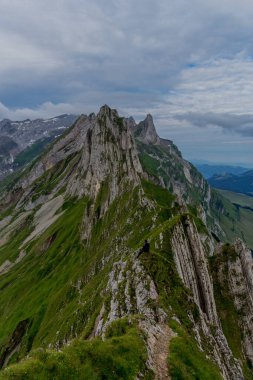 İsviçre 'deki Appenzell dağlarında güzel bir keşif turu. - Appenzell / Alpstein / İsviçre