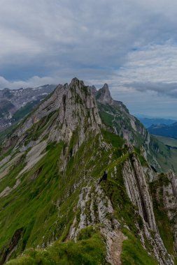 İsviçre 'deki Appenzell dağlarında güzel bir keşif turu. - Appenzell / Alpstein / İsviçre