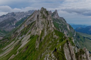 İsviçre 'deki Appenzell dağlarında güzel bir keşif turu. - Appenzell / Alpstein / İsviçre