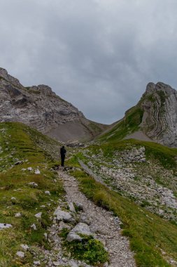 İsviçre 'deki Appenzell dağlarında güzel bir keşif turu. - Appenzell / Alpstein / İsviçre