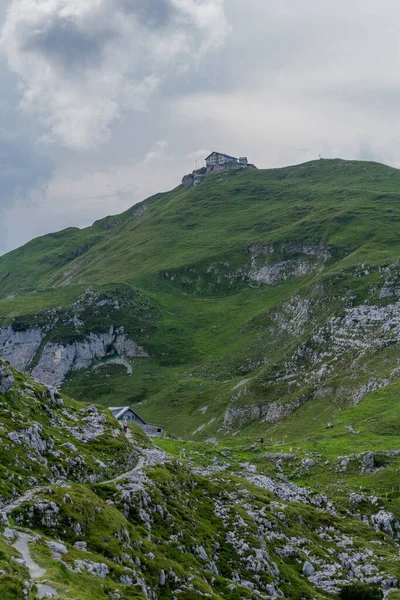Тур Горам Аппель Швейцарии Appenzell Alpstein Switzerland — стоковое фото