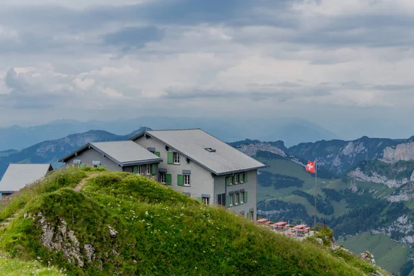 Piękne Zwiedzanie Gór Appenzell Szwajcarii Appenzell Alpstein Szwajcaria — Zdjęcie stockowe