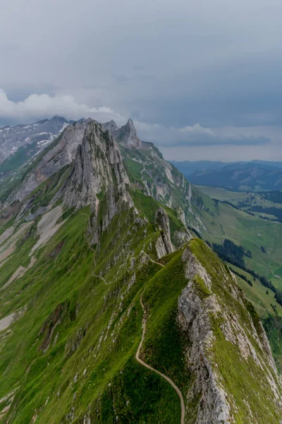 Beautiful Exploration Tour Appenzell Mountains Switzerland Appenzell Alpstein Switzerland — Stock Photo, Image