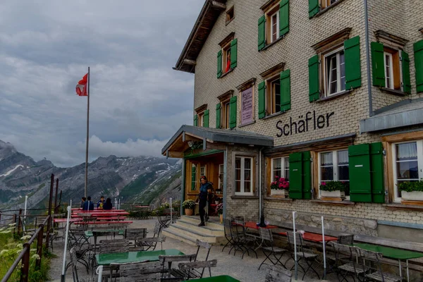 Sviçre Deki Appenzell Dağlarında Güzel Bir Keşif Turu Appenzell Alpstein — Stok fotoğraf