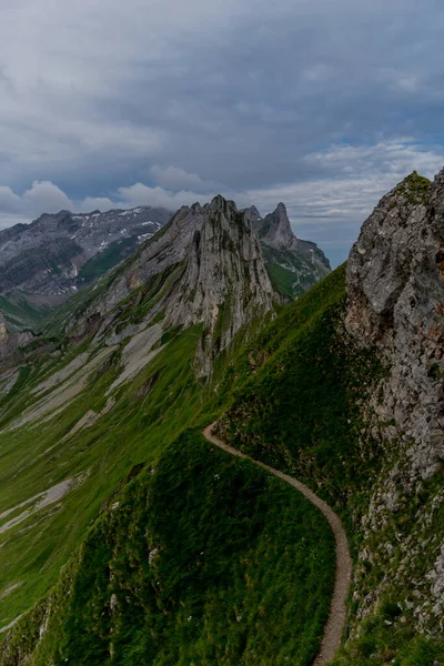 Beautiful Exploration Tour Appenzell Mountains Switzerland Appenzell Alpstein Switzerland — Stock Photo, Image