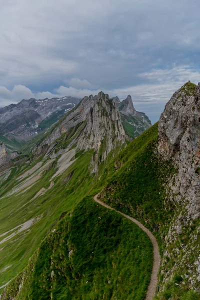 Mooie Ontdekkingstocht Door Het Appenzell Gebergte Zwitserland Appenzell Alpstein Zwitserland — Stockfoto