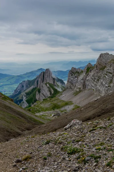 Mooie Ontdekkingstocht Door Het Appenzell Gebergte Zwitserland Appenzell Alpstein Zwitserland — Stockfoto