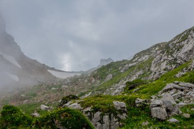 İsviçre 'deki Appenzell dağlarında güzel bir keşif turu. - Appenzell / Alpstein / İsviçre