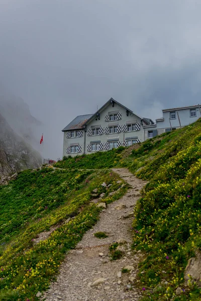 Sviçre Deki Appenzell Dağlarında Güzel Bir Keşif Turu Appenzell Alpstein — Stok fotoğraf