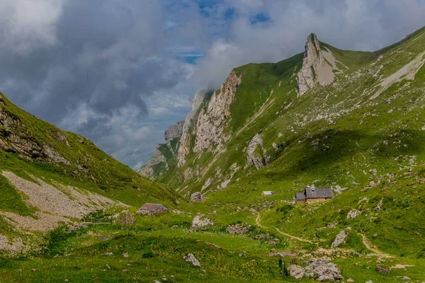 Mooie Ontdekkingstocht Door Het Appenzell Gebergte Zwitserland Appenzell Alpstein Zwitserland — Stockfoto