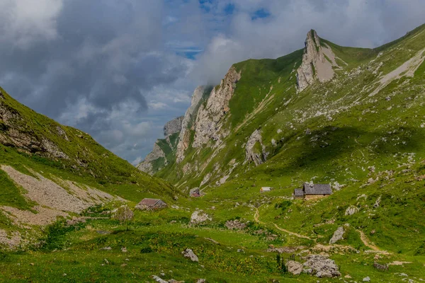 Прекрасна Екскурсія Горах Аппенцелл Швейцарії Appenzell Alpstein Switzerland — стокове фото