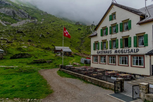 Sviçre Deki Appenzell Dağlarında Güzel Bir Keşif Turu Appenzell Alpstein — Stok fotoğraf