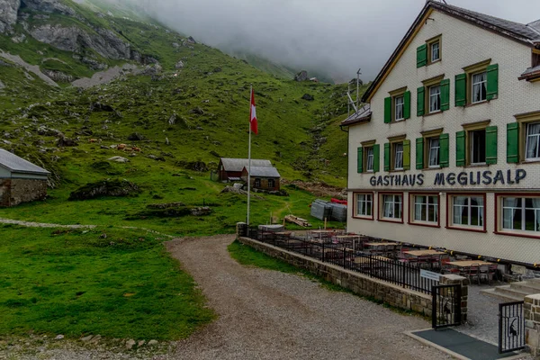 Sviçre Deki Appenzell Dağlarında Güzel Bir Keşif Turu Appenzell Alpstein — Stok fotoğraf