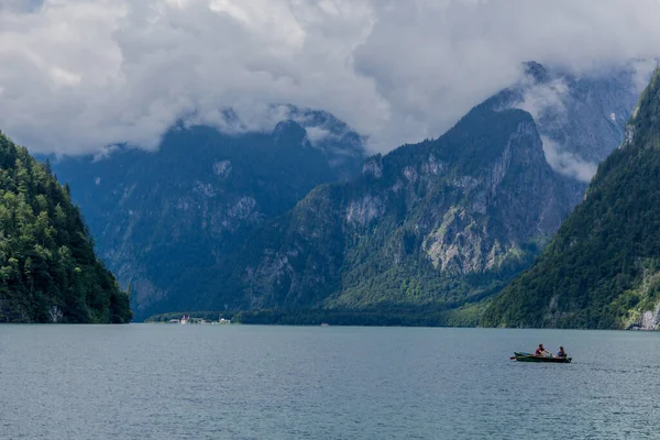 Bela Excursão Exploração Longo Das Berchtesgaden Alpine Foothills Schoenau Koenigsee — Fotografia de Stock