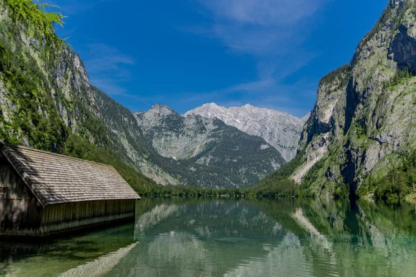 Beautiful Exploration Tour Berchtesgaden Alpine Foothills Schoenau Koenigsee — Stock Photo, Image