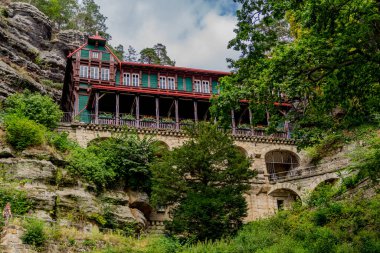 Farklı yerlerdeki Saksonya / Almanya 'daki Saksonya gezisi.