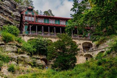 Farklı yerlerdeki Saksonya / Almanya 'daki Saksonya gezisi.