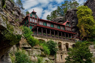 Farklı yerlerdeki Saksonya / Almanya 'daki Saksonya gezisi.