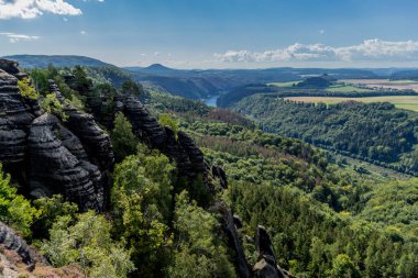Farklı yerlerdeki Saksonya / Almanya 'daki Saksonya gezisi.