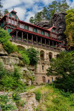 Farklı yerlerdeki Saksonya / Almanya 'daki Saksonya gezisi.