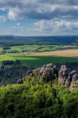 Farklı yerlerdeki Saksonya / Almanya 'daki Saksonya gezisi.