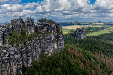 Farklı yerlerdeki Saksonya / Almanya 'daki Saksonya gezisi.