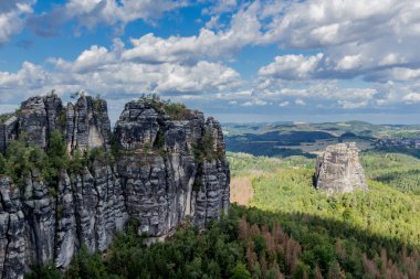 Farklı yerlerdeki Saksonya / Almanya 'daki Saksonya gezisi.