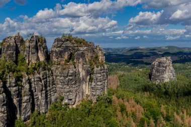 Farklı yerlerdeki Saksonya / Almanya 'daki Saksonya gezisi.