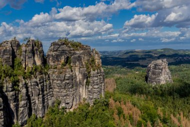 Farklı yerlerdeki Saksonya / Almanya 'daki Saksonya gezisi.