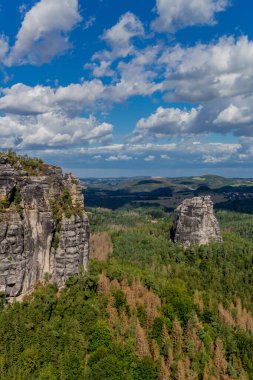 Farklı yerlerdeki Saksonya / Almanya 'daki Saksonya gezisi.