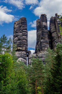 Farklı yerlerdeki Saksonya / Almanya 'daki Saksonya gezisi.