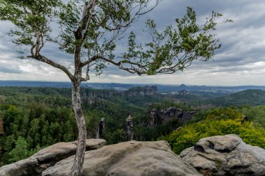 Farklı yerlerdeki Saksonya / Almanya 'daki Saksonya gezisi.