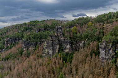 Farklı yerlerdeki Saksonya / Almanya 'daki Saksonya gezisi.