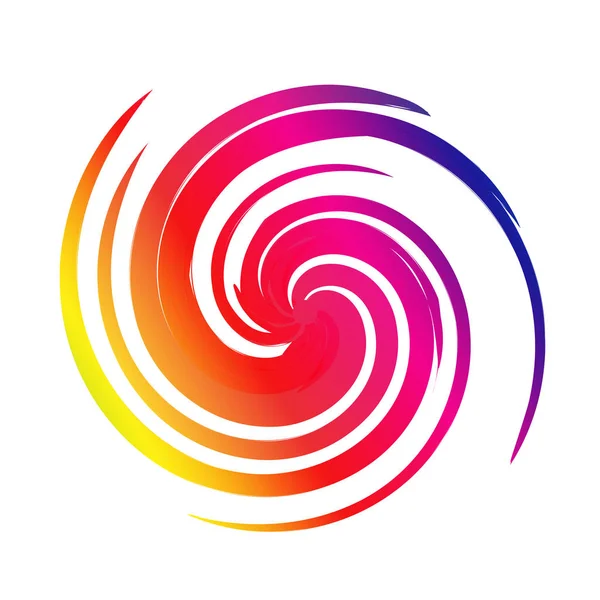 Twirl Vento Tempestade Espectro Abstrato Colorido Fundo Modelo Texturizado — Vetor de Stock