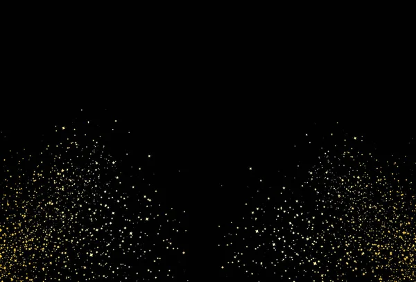 Estrelas Desbotam Texturizado Festa Estrelada Celebração Brilho Gradiente Dourado Espaço — Vetor de Stock