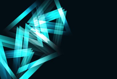 Üçgenler kavramı geometrik fütüristik teknoloji arka plan zincir