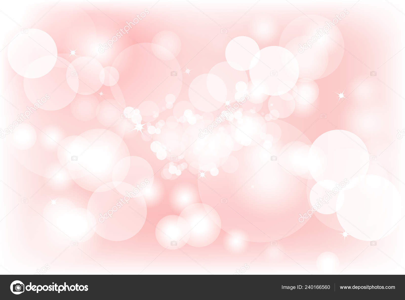 Blurry Bubble Air Bokeh Abstract Background Soft Pink Pastel Vector Stock  Vector Image by ©Hatcha #240166560
