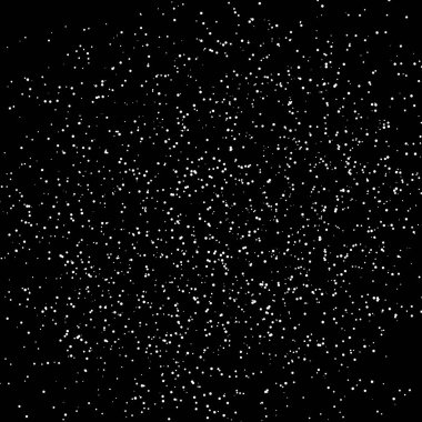 Nokta ve lekelerin dağılım glitter galaxy siyah arka plan vektör çizim üzerinde yıldız